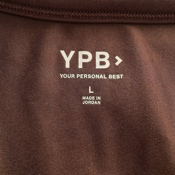 Abercrombie x YPB sculptLUX Plunge Henley Slim Tank L Activewear Built In Bra - Picture 8 of 14